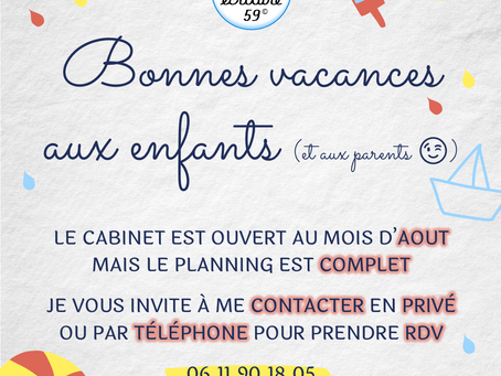 Bonnes vacances !