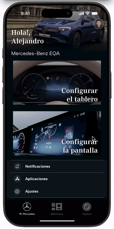 Dashboard and Display - Benz Display.gif