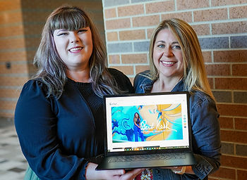 Marissa Boyle, Quality Improvement Manager, & Emily Farley, Community Engagement Director share a sneak peak of the new site.