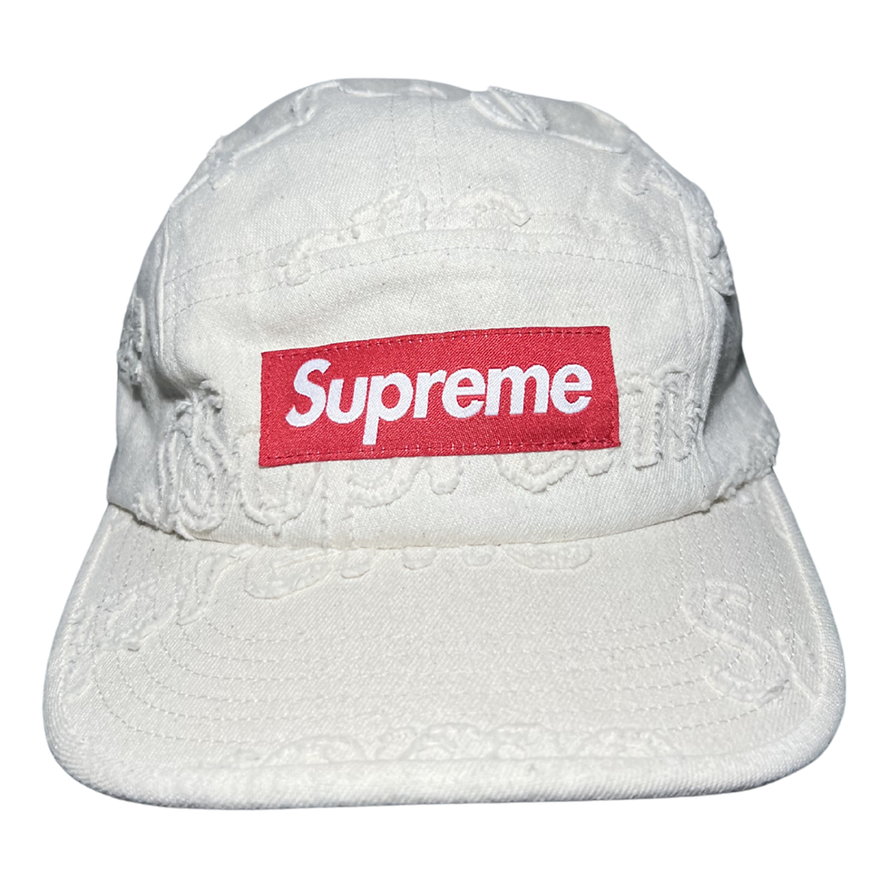 Thumbnail: Supreme Lasered Denim Camp Cap