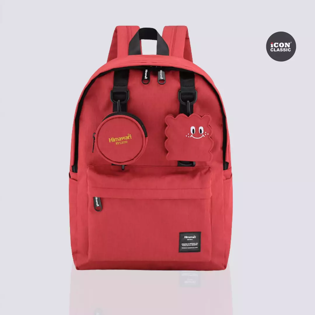 Himawari Heather Ladies Backpack Red Icon Classic