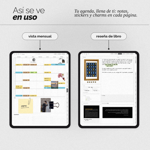Agenda digital sin fechas