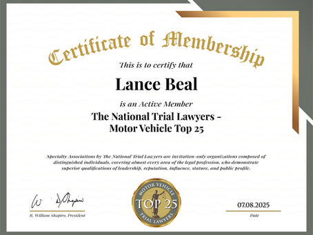 Lance Beal Recognized Nationally for Excellence in Litigation