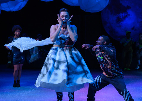 Starveling, Flute, and Snug in Pyramus and Thisbe