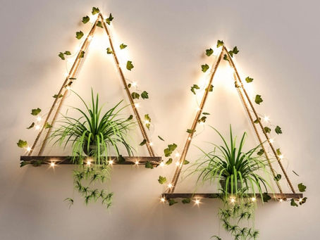 LED-Strip Wall Hanging Shelves Set