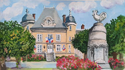 Le mairie in Nesle-la Vallee