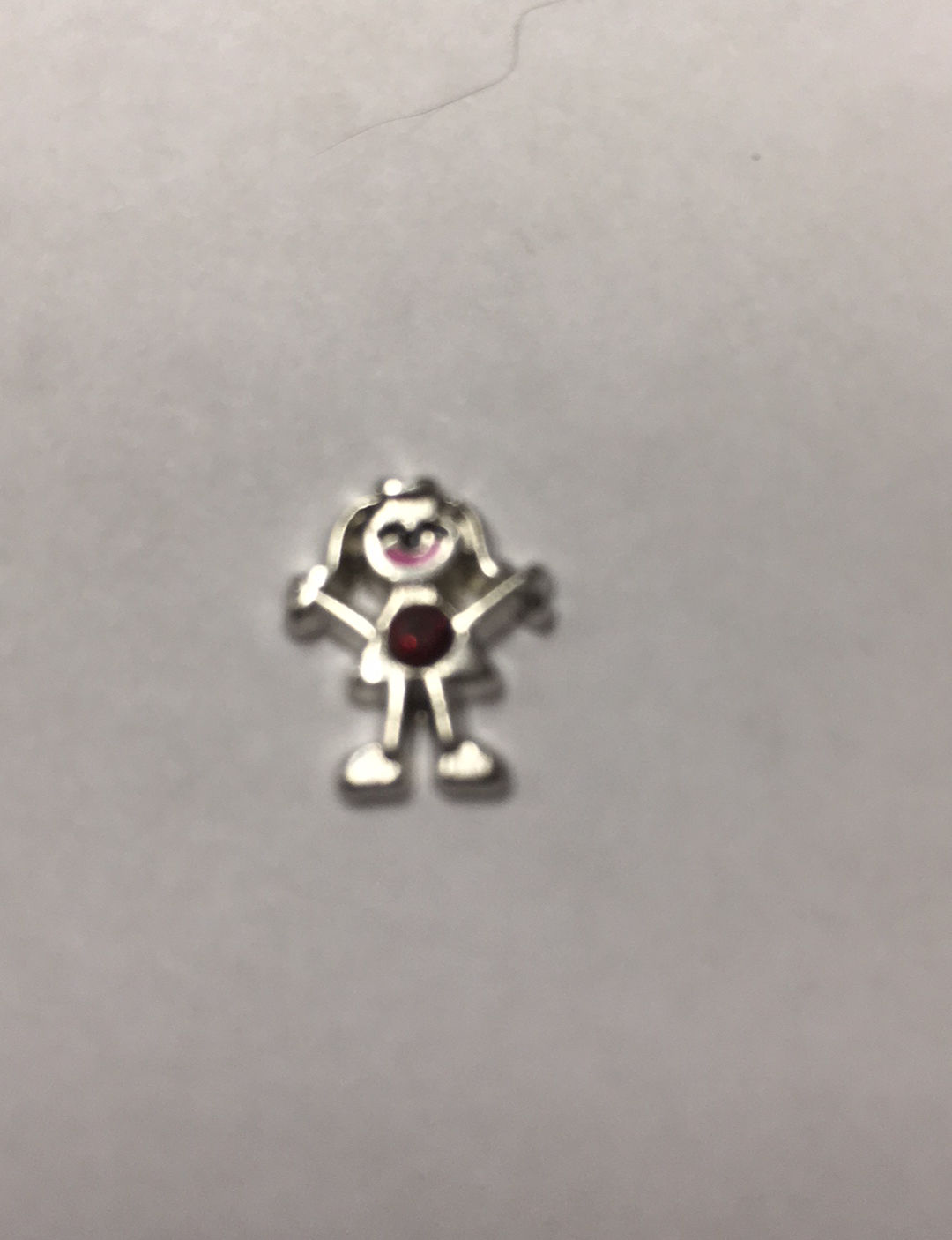 Girl Dark Red Birthstone