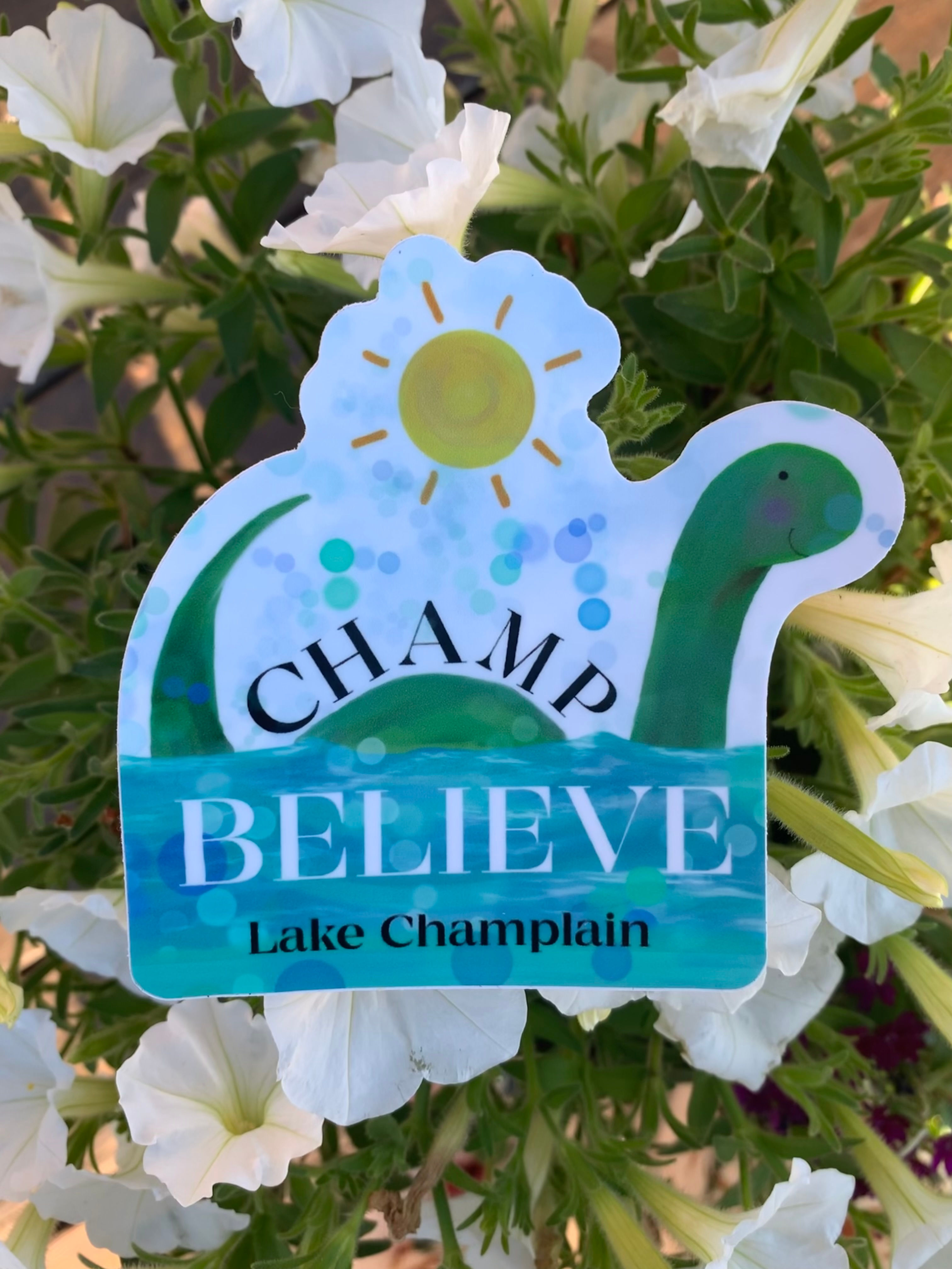 QTY 4 -  Champ sticker - believe