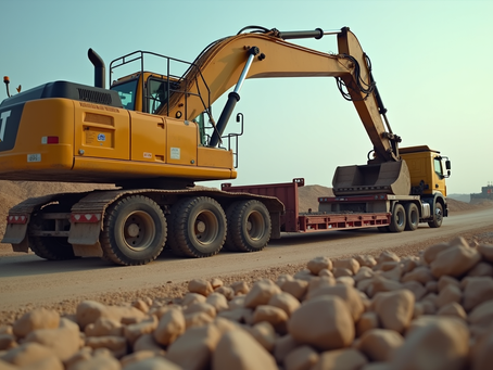 Essential Guide Regarding Heavy Machine Movement From Trailer Truck