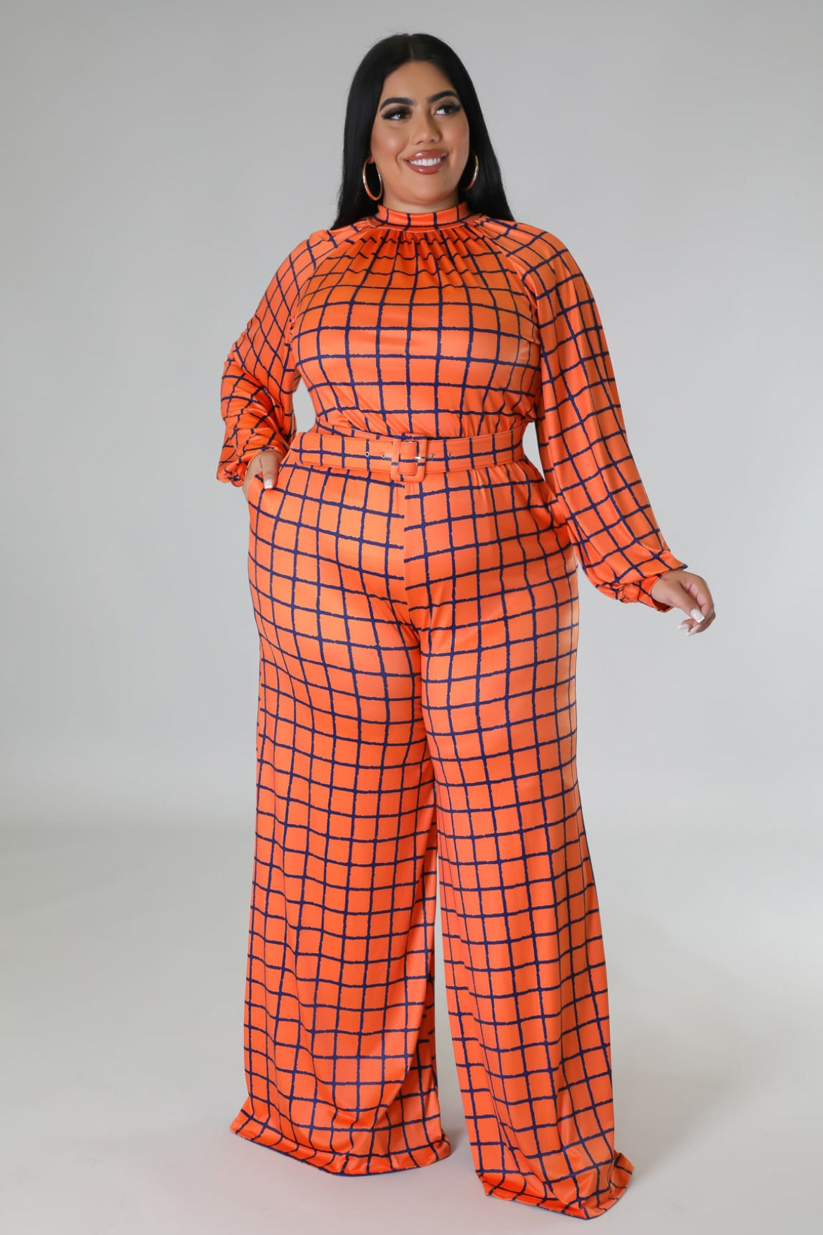 Orange Striped Jumper