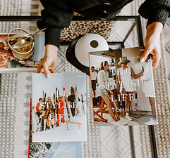 Home decor and styling inpiraton with coffee table books
