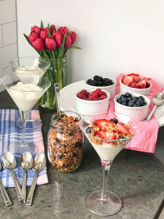 Fruit & Yogurt Parfait Station