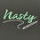 Thumbnail: Nasty "Calligraphy" Black T-Shirt