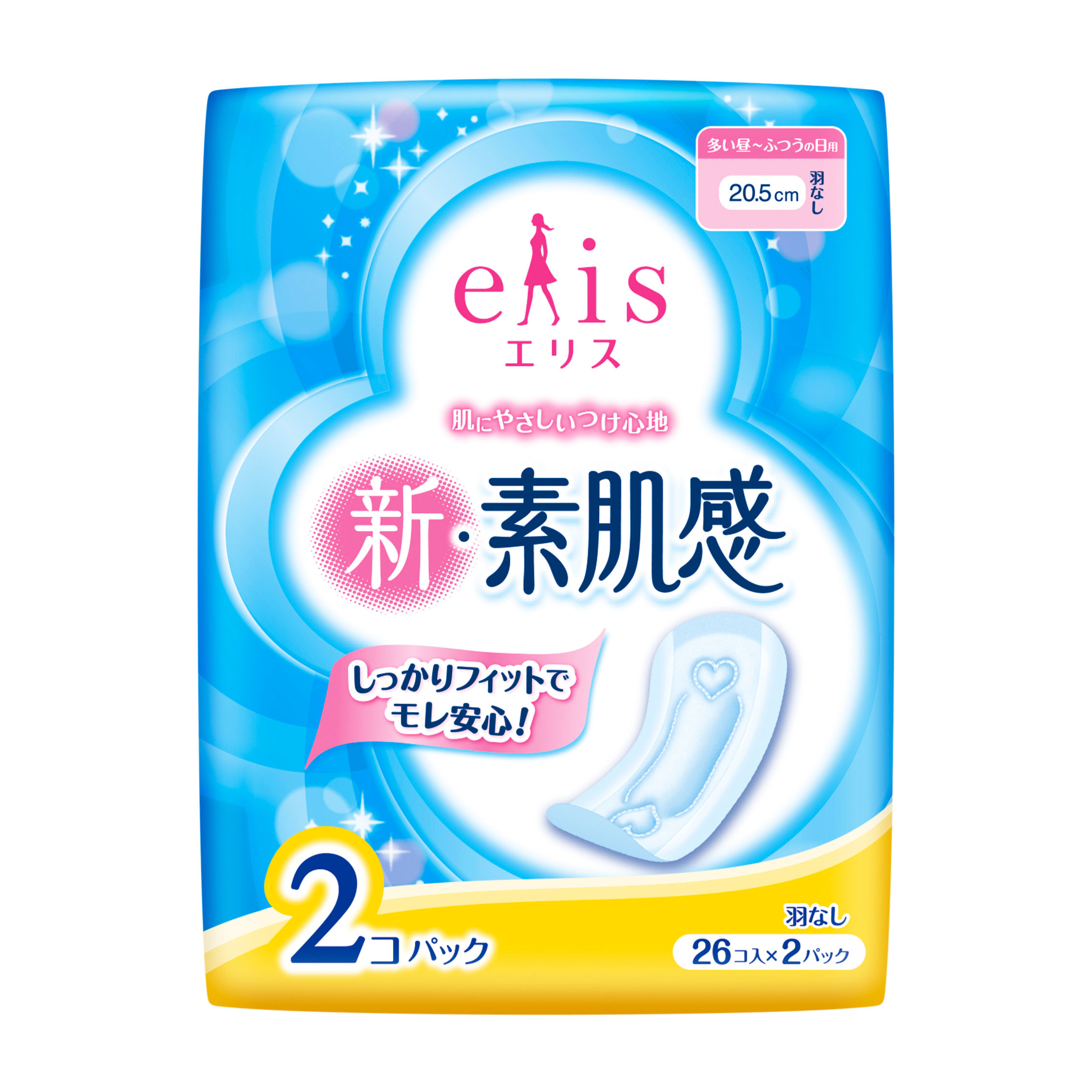 elis 新素肌感日用護墊20.5cm