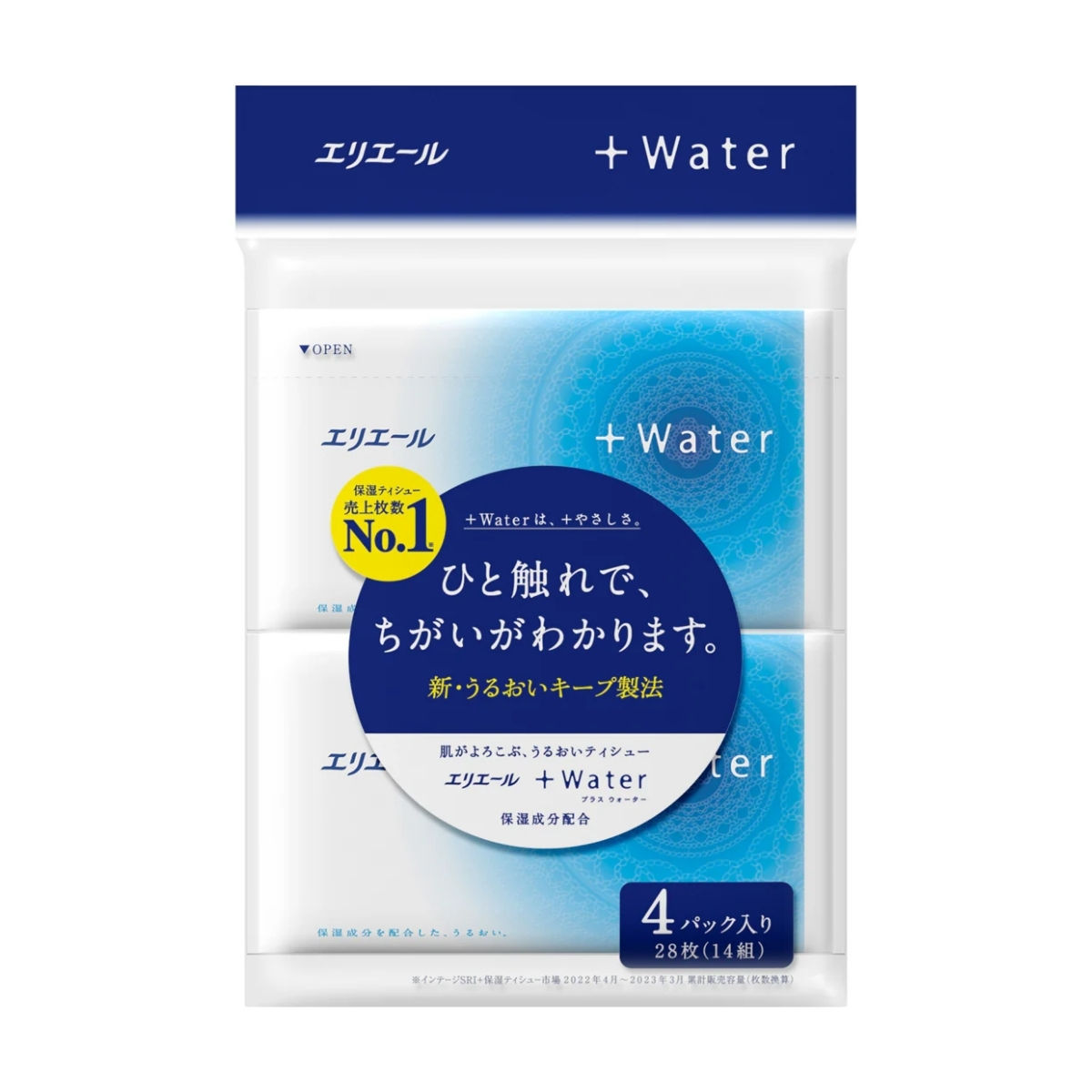 水濕柔感保濕隨身面紙 14抽*4包