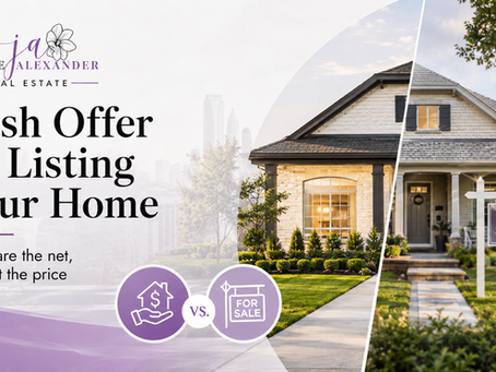 Cash offer versus listing your home