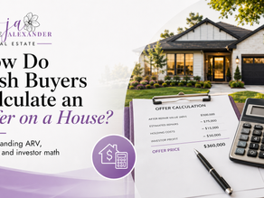 How cash buyers calculate an offer on a house