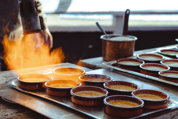 bild på creme brulee