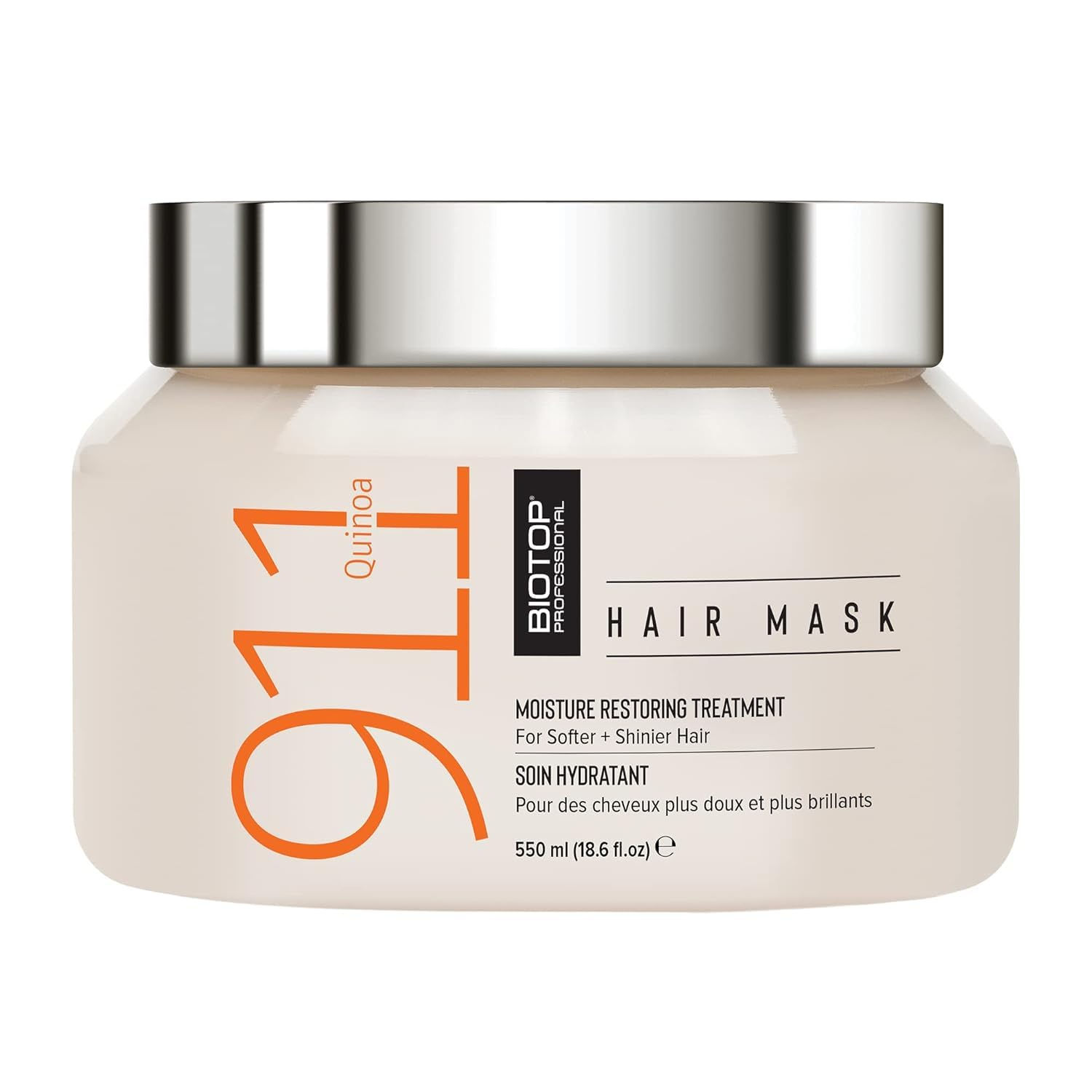 Biotop Professional 911 Quinoa Hair Mask - Repairing Hair Mask Treatment For Dry