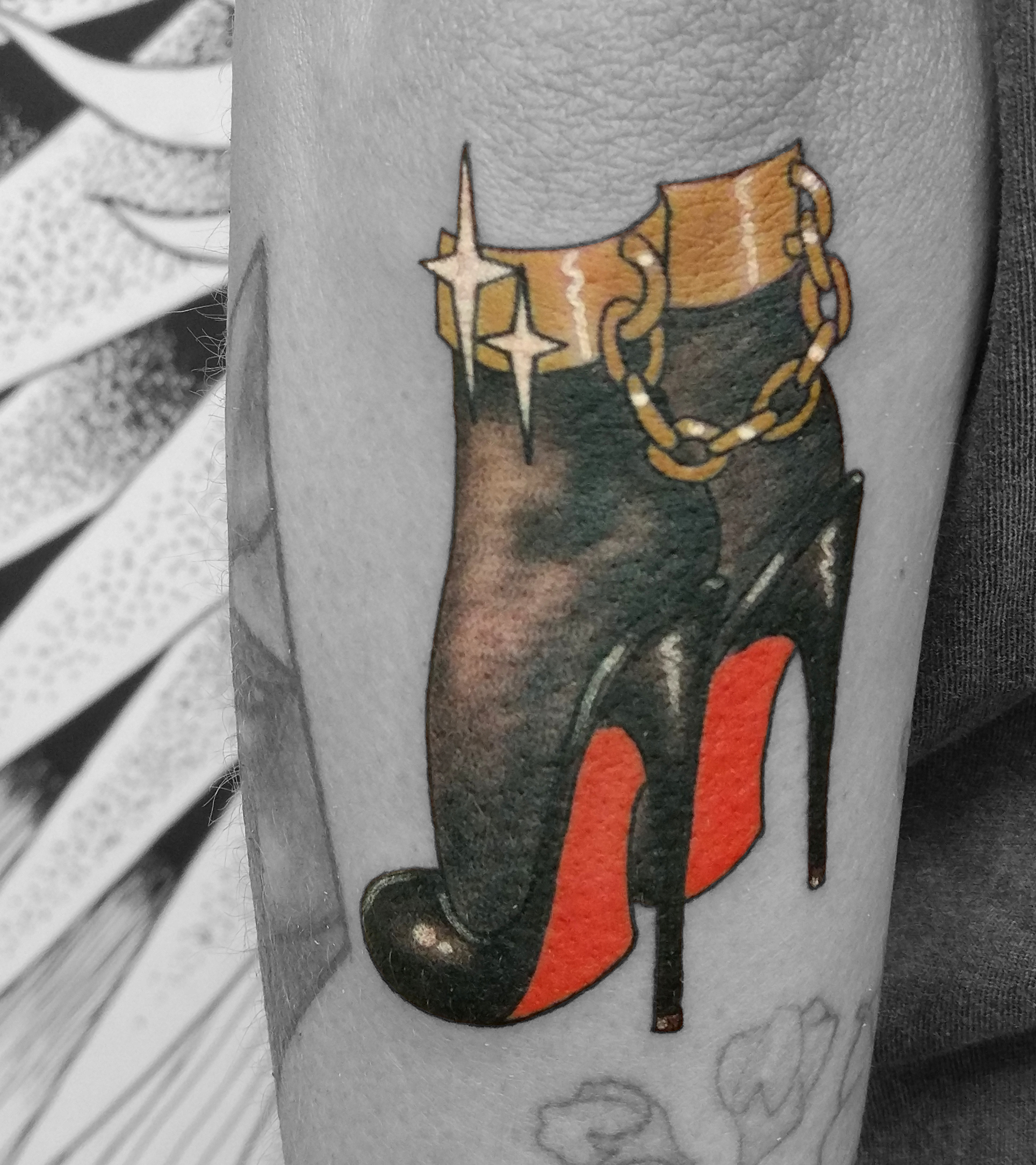 chained in heels