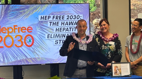 Governor Green and Hep Free Hawaiʻi Mark World Hepatitis Day at KCC