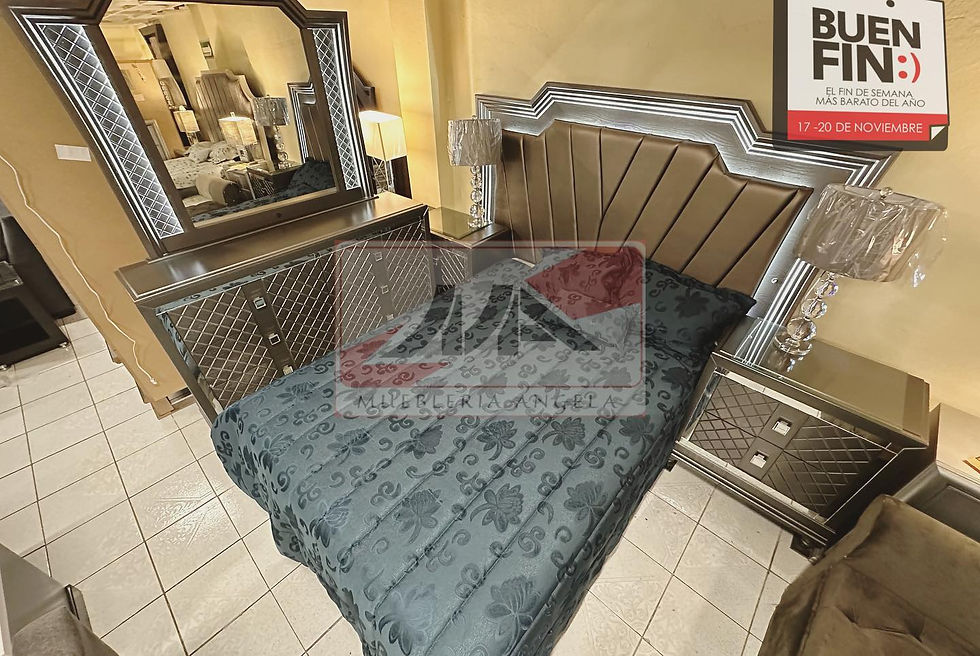 Miniatura: RECAMARA GRIS  KING SIZE