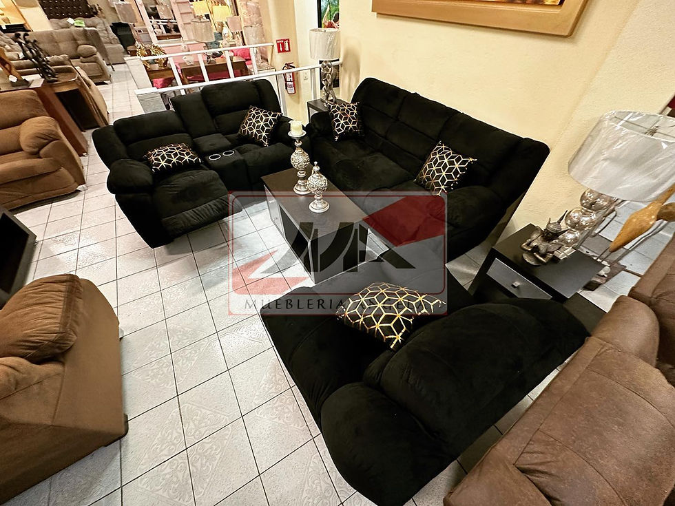 Miniatura: SALA CON RECLINABLES 3 PIEZAS