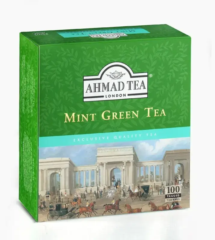 Ahmed Tea Green tea with Mint 100 bags