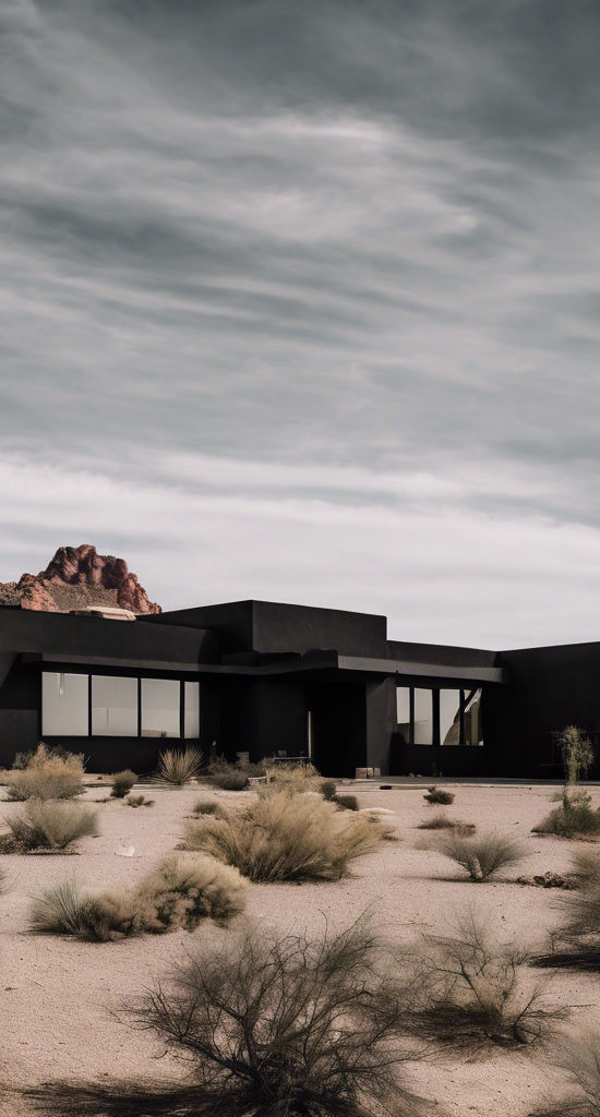 House on Land AI Image