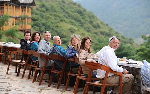 Breakfast Set Up at Wangdue Ecolodge