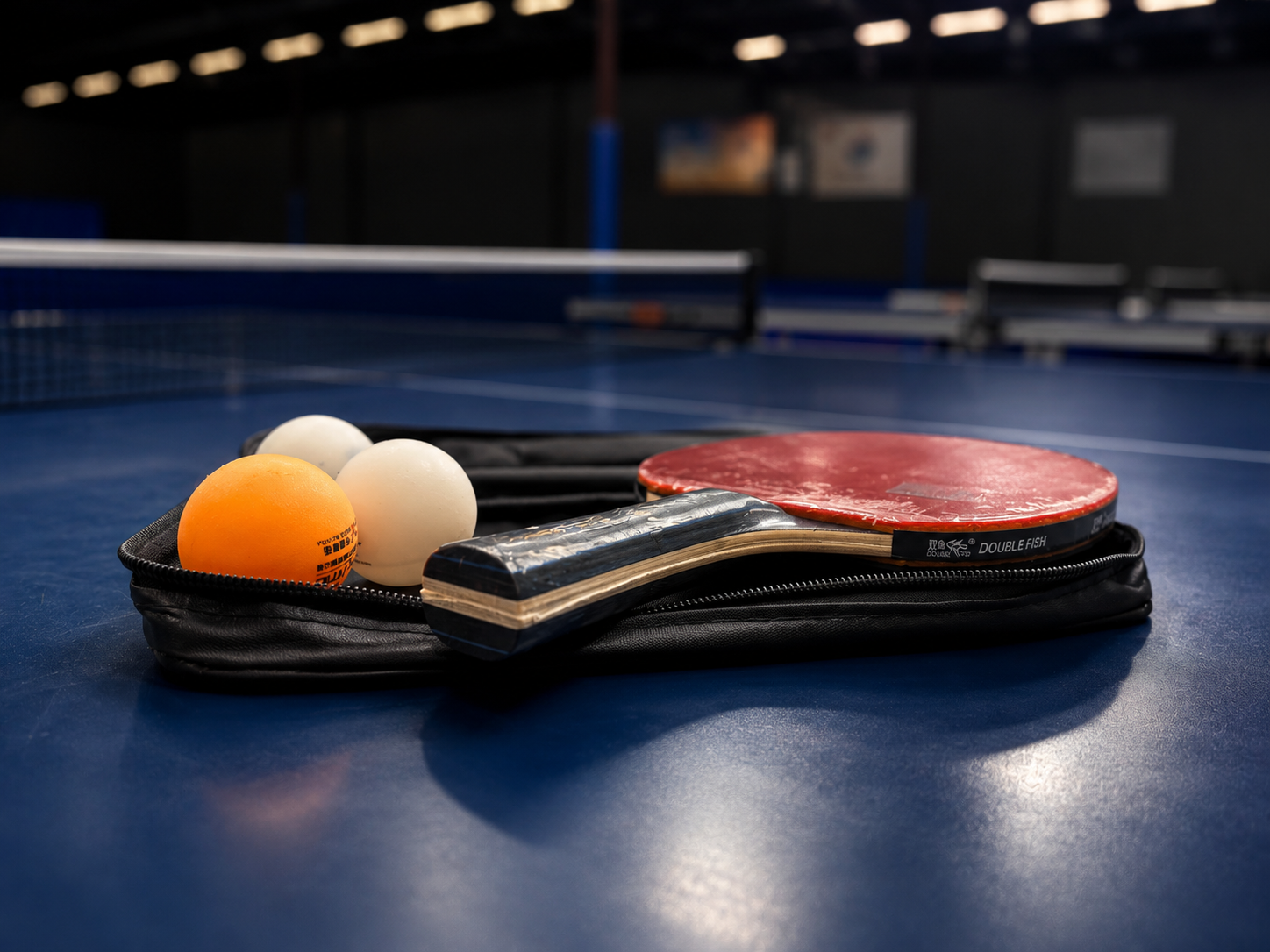 Double Fish Q3 5-Star Table Tennis Racket with Case (Shakehand)