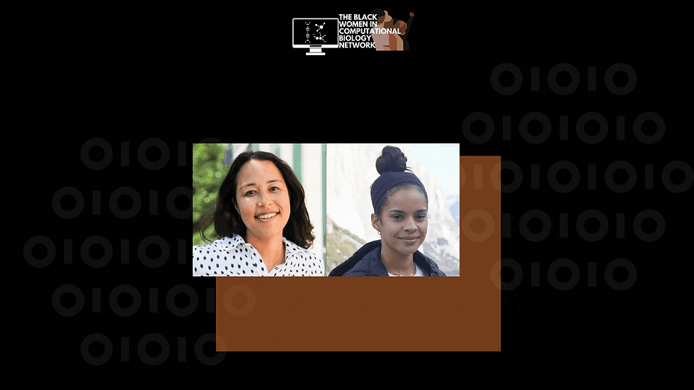 #BlackInCompBio Seminar Series: Angela Brooks, Ph.D. & Alexis Thornton.