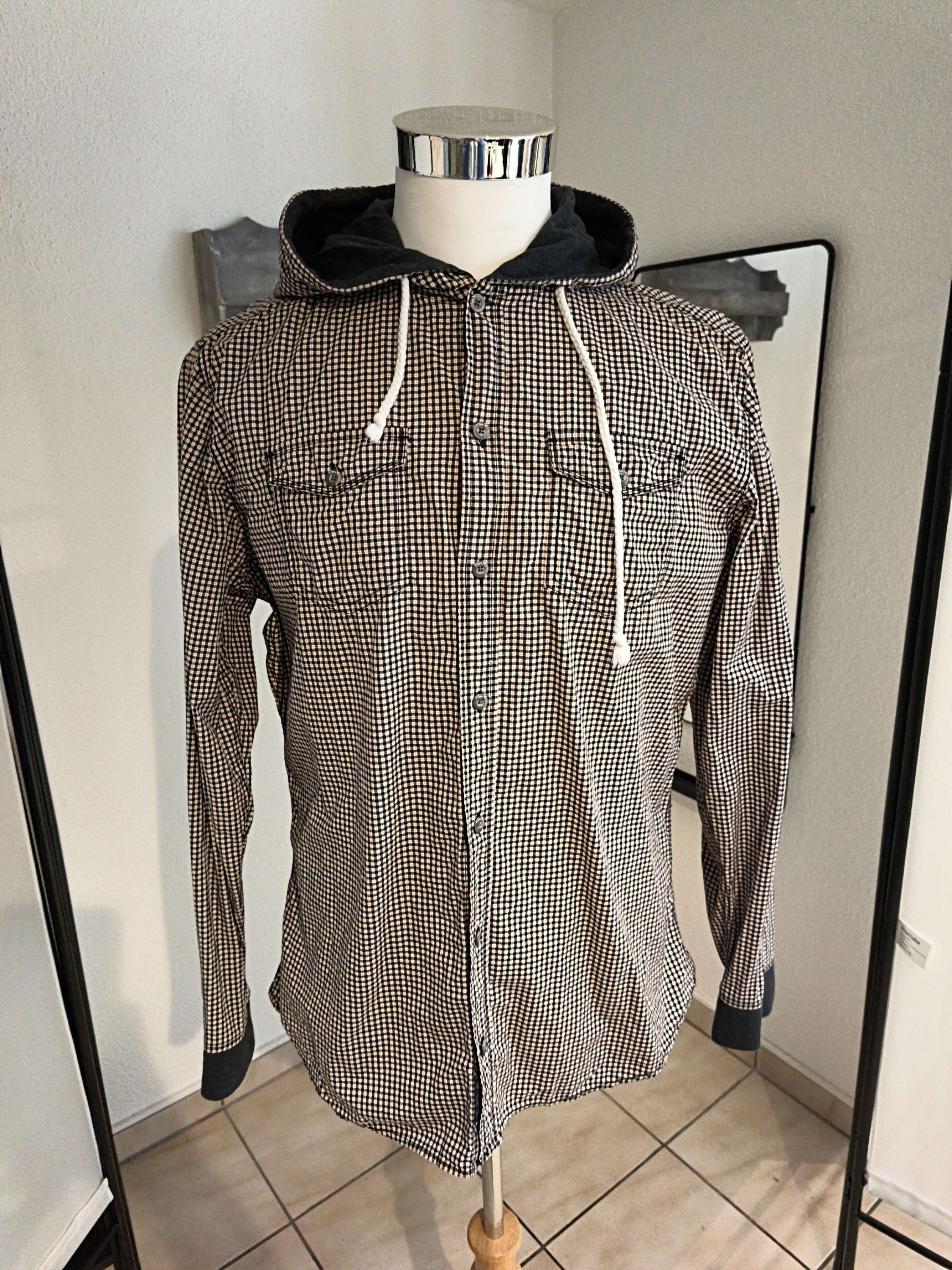 We Fashion Herren Hemd mit Kapuze Gr.XL