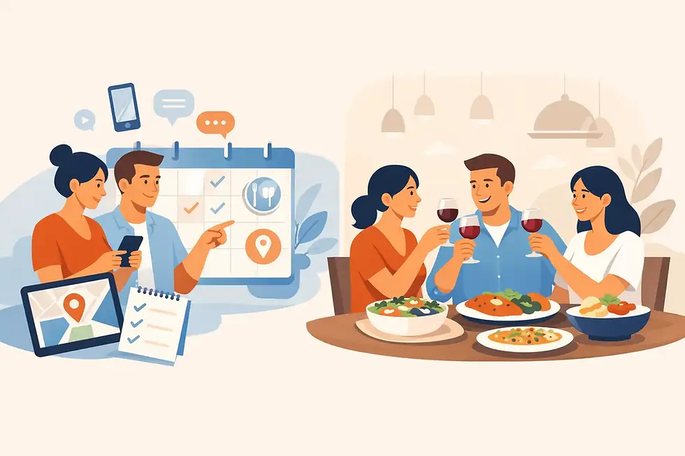How to Plan Group Dinner Without the Stress