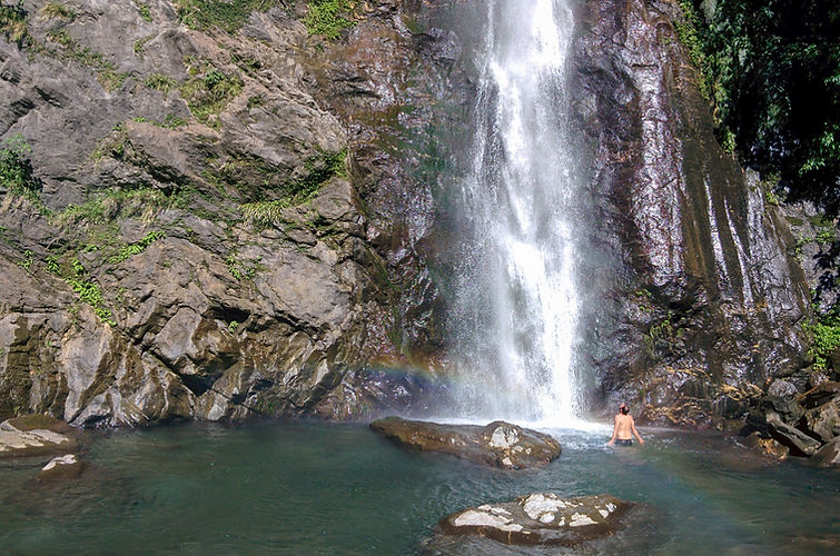 nan-an waterfall in taiwan