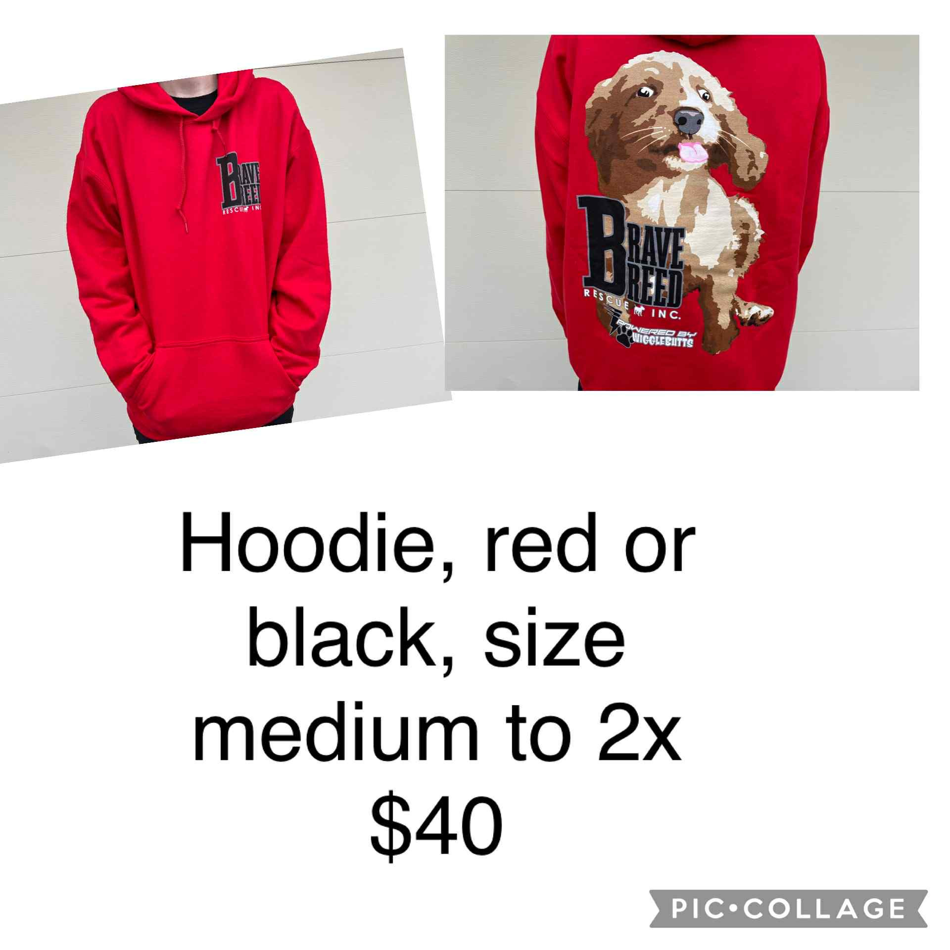 BBR Sasha Hoodie Red or Black