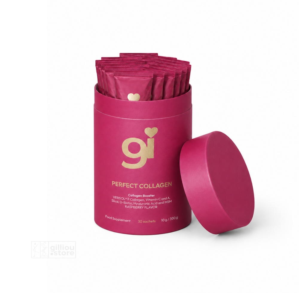 Roze pot Gilliou Perfect Collagen met supplementsticks