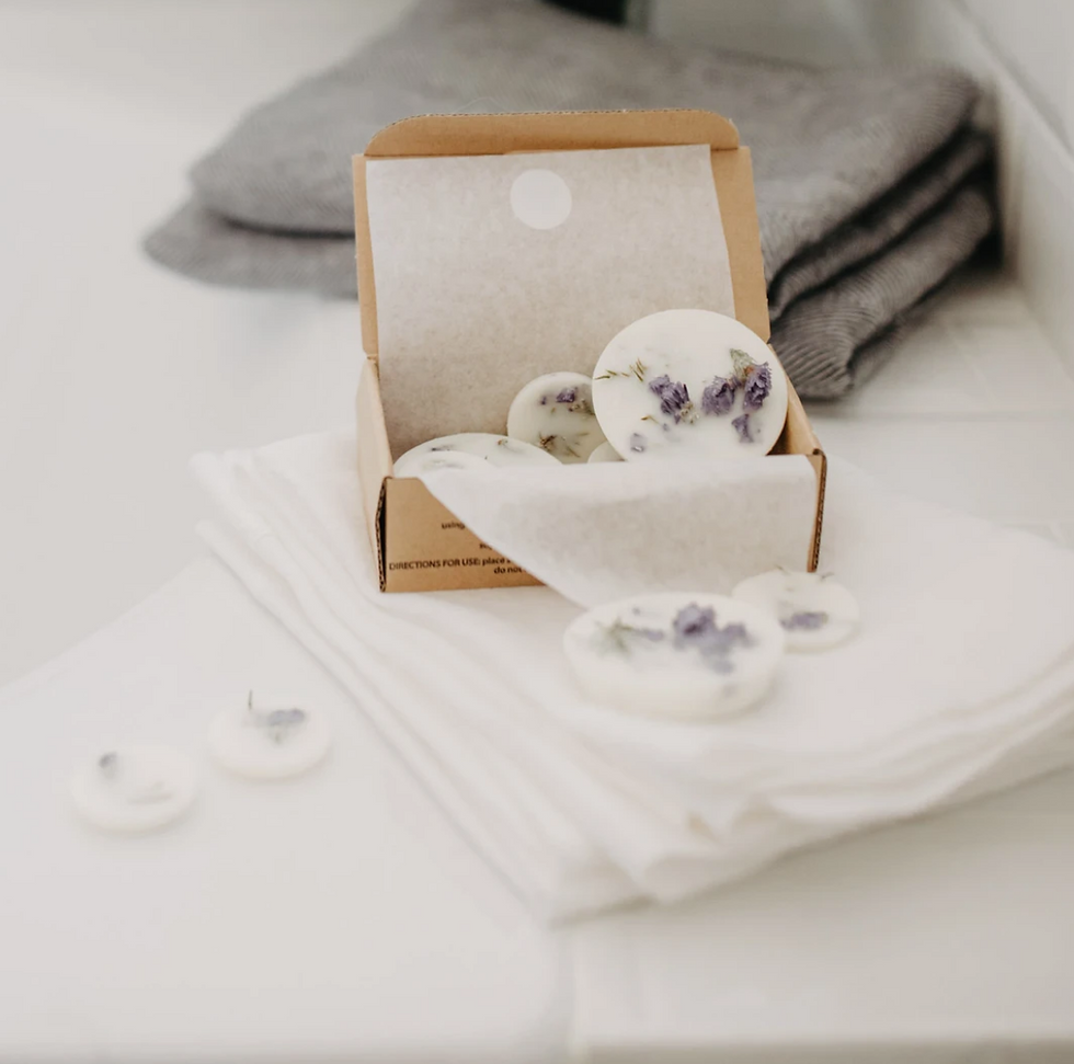 Thumbnail: Sojawas rondjes - Juniper & Limonium