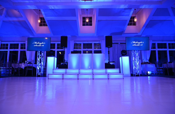 multimedia TV screen displays for event rental