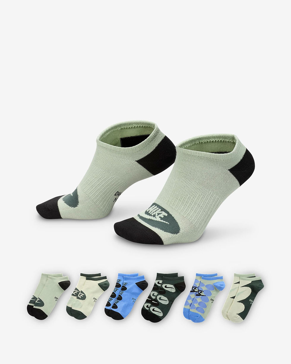 Nike Everyday Lightweight Training No-Show Socks (6 Pairs)