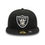Thumbnail: Las Vegas Raiders NFL Official Team Colours Black 59FIFTY Fitted Cap