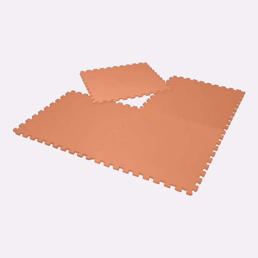 Thumbnail: Interlocking Mat 60 x 60cm x 12mm Black, 4-Piece