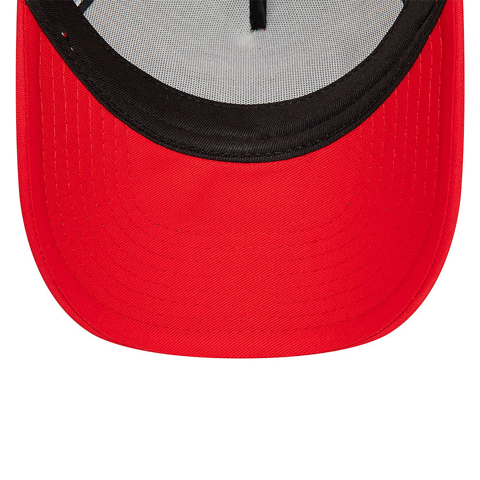 Thumbnail: New Era Youth Red Oval Trucker Cap