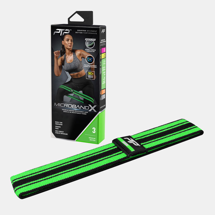PTP Microband-1542-0 – Fascia Elastica Per Allenamento, Livello Medio, In Lattice Con Maglia, Lavabile, Per Glutei E Gambe