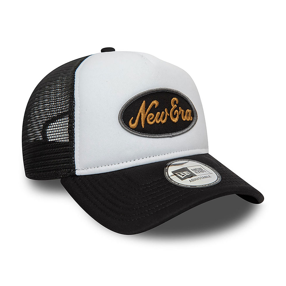Thumbnail: New Era Oval Black Trucker Cap