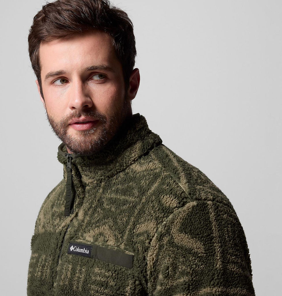 Thumbnail: Jackets & Vests • Fleece Men's Rugged Ridge™ High Pile Half Zip Jacket