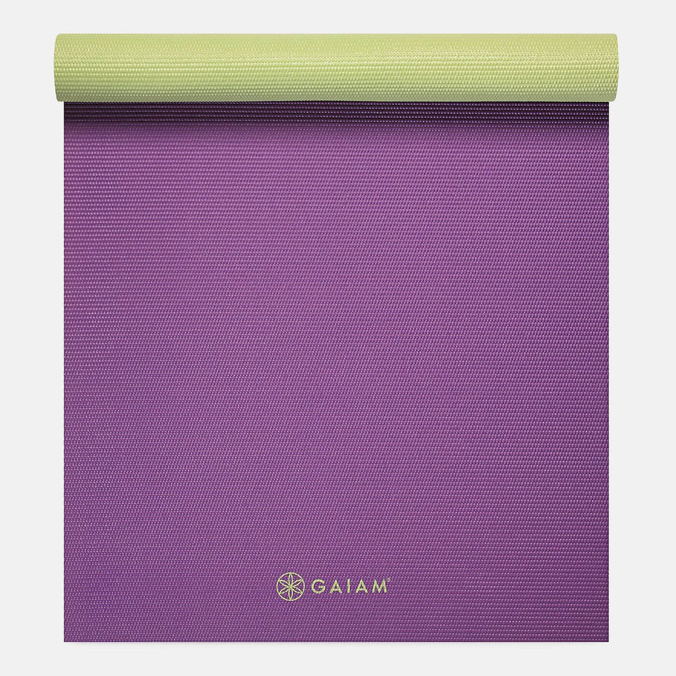 Gaiam 2-Color Yoga Mat (4mm)