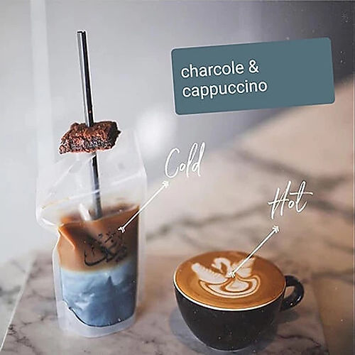 Charcole Latte