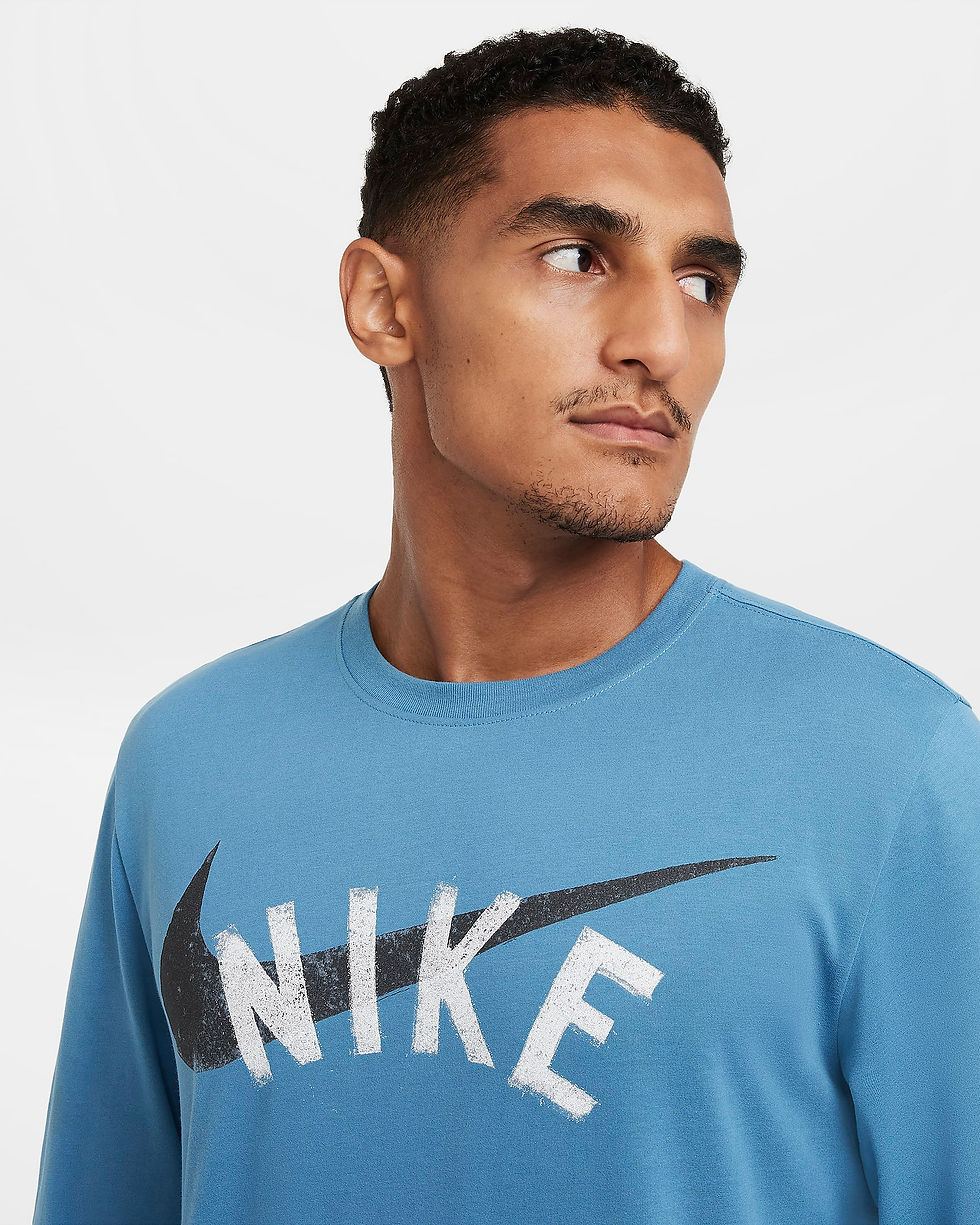 Thumbnail: Nike Men's Dri-FIT Long-Sleeve Fitness T-Shirt