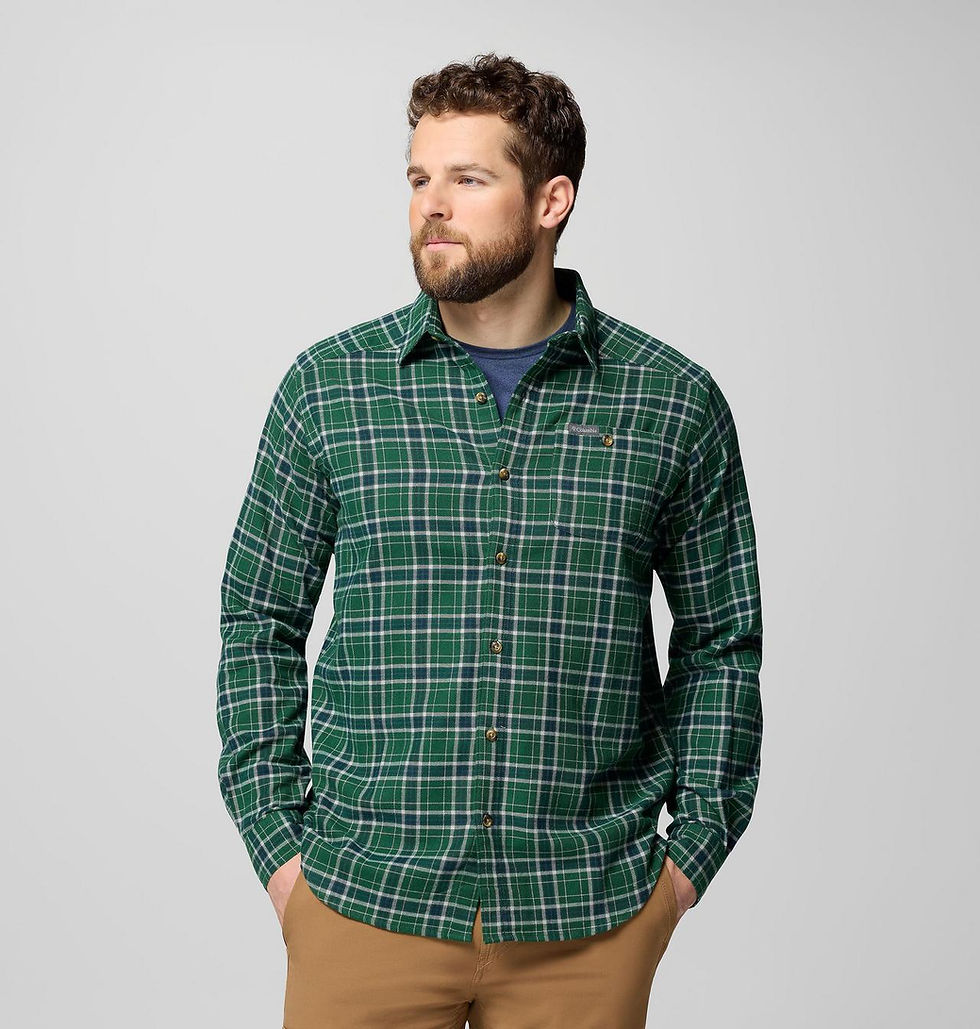 Thumbnail: Men's Cornell Woods™ Flannel Long Sleeve Shirt